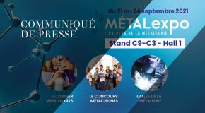 Communiqué de presse : L'union des métalliers propose un voyage au coeur des métiers de la métallerie à Metalexpo