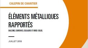 Nouveau calepin de chantier dans le cadre du programme PACTE :